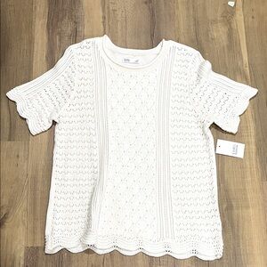 Croft and Barrow size M short sleeve knit shirt